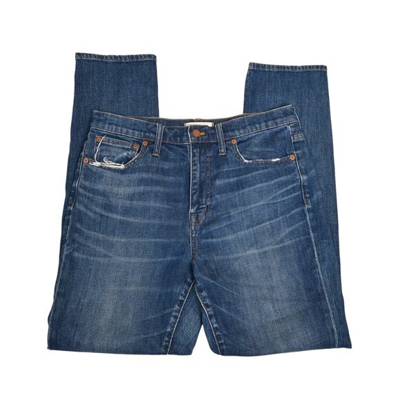 Madewell Womens 28 The High-Rise Slim BoyJean - Picture 4 of 12